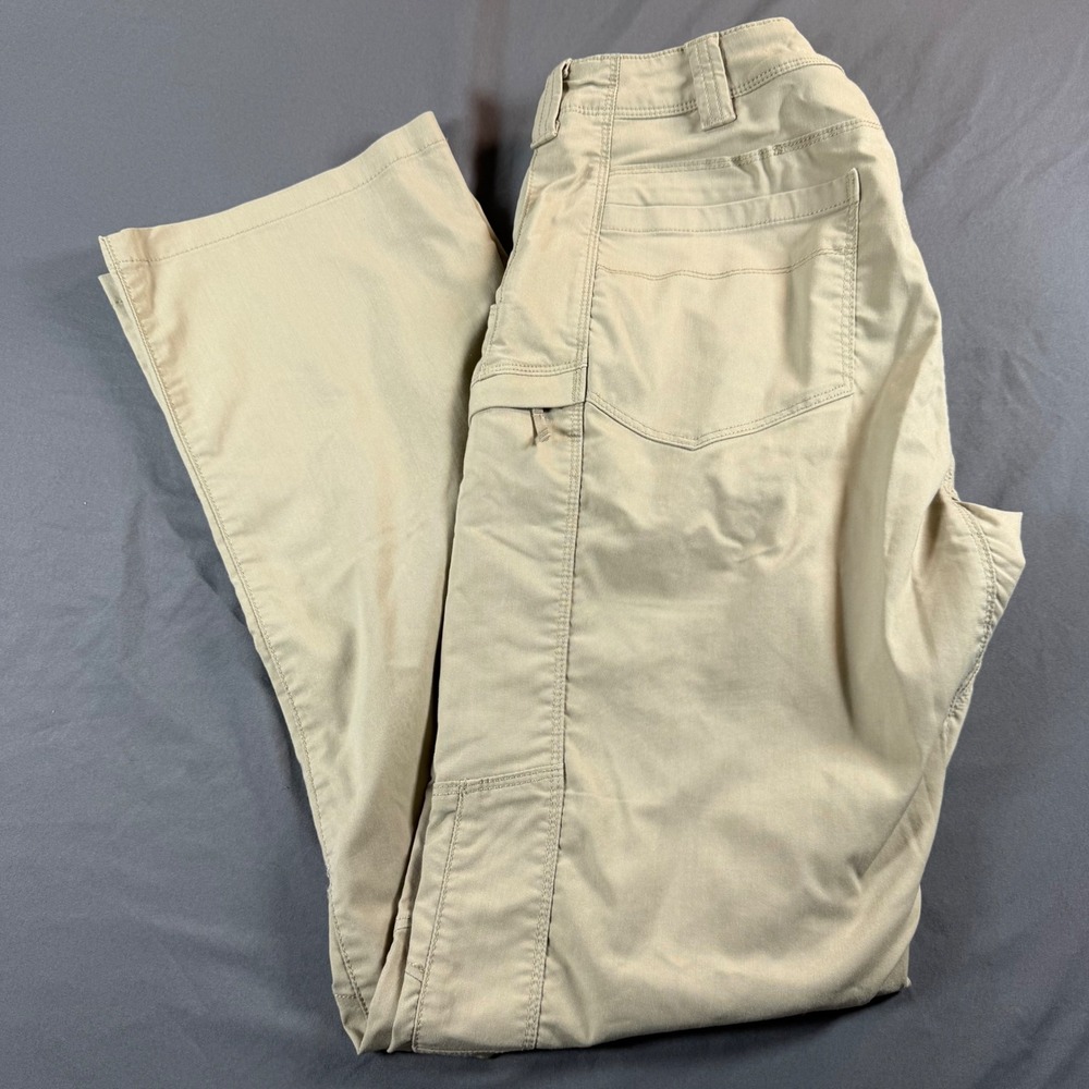 5.11 Tactical Women 14 Long Khaki Tan Cargo Pants 64446-055 Straight Leg Work